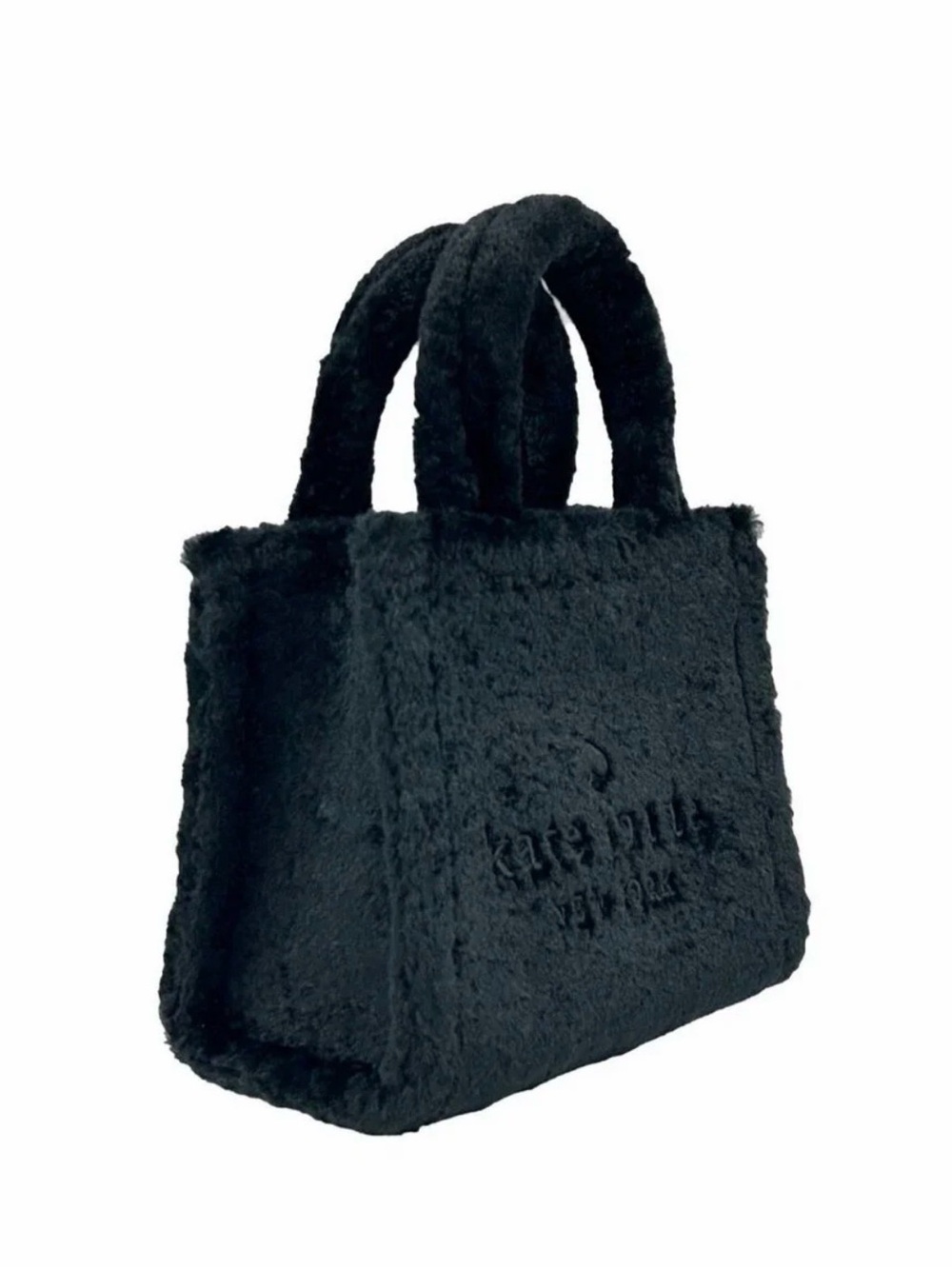 kate spade Black Faux Fur Tote Bag